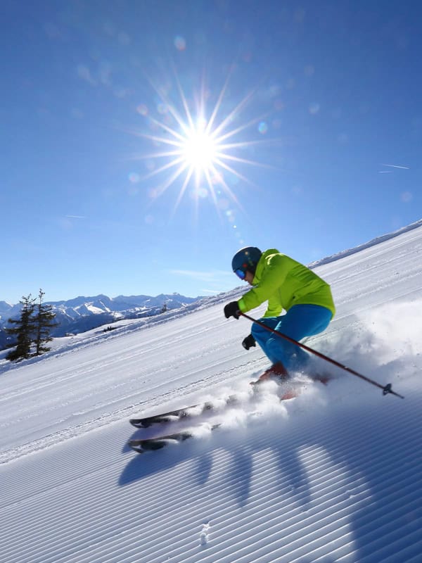 Skifahren Schifahren Berge Schnee Pulverschnee